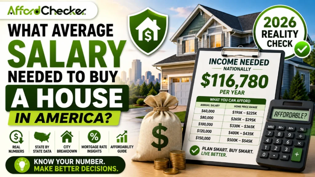 What Average Salary Needed to Buy a House in America? (2026 Reality Check)