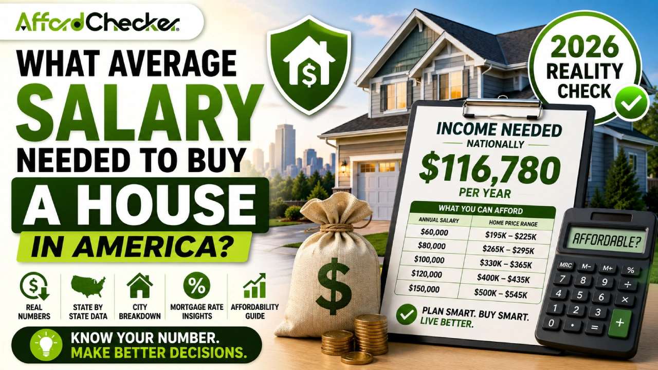 Average Salary Needed to Buy a House in America