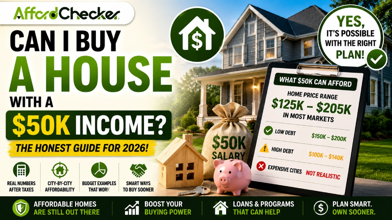 Can I Buy a House With a $50K Income?