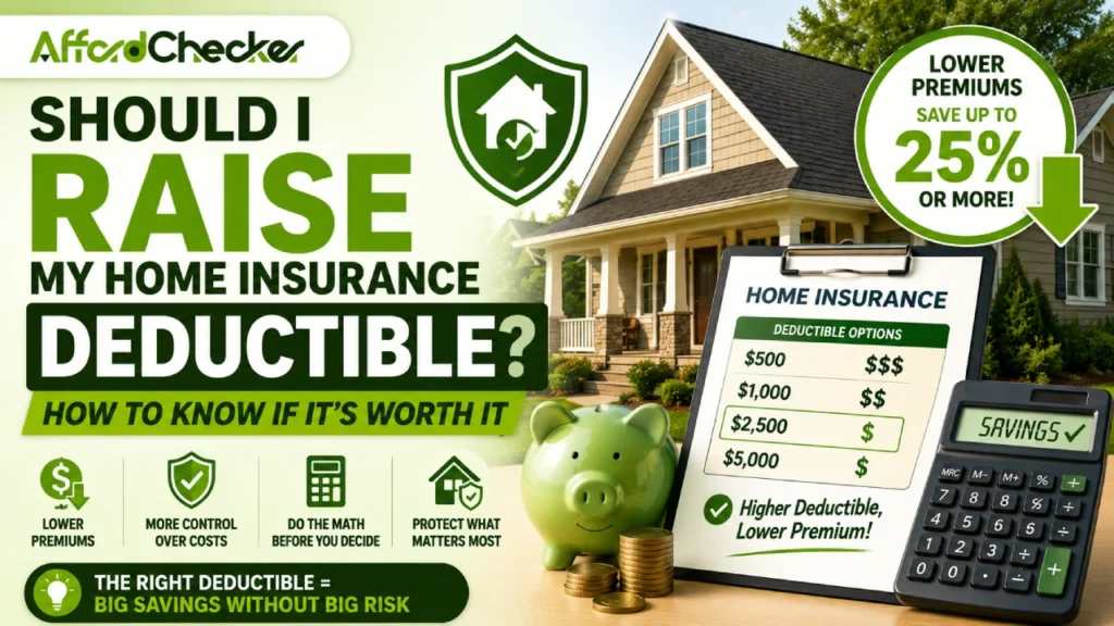 Should I Raise My Home Insurance Deductible? How to Know If It’s Worth It