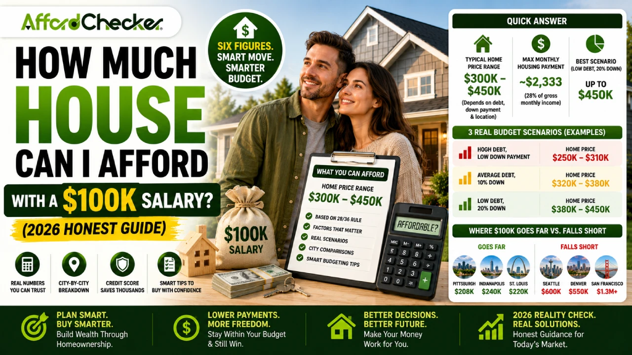 How Much House Can I Afford With a 100K Salary